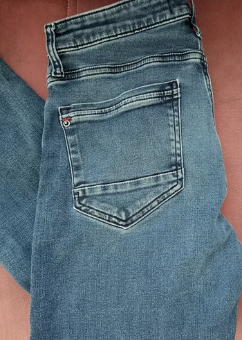 Erkek Mavi Denim Dar Kesim Kot Pantolon - Görsel 6
