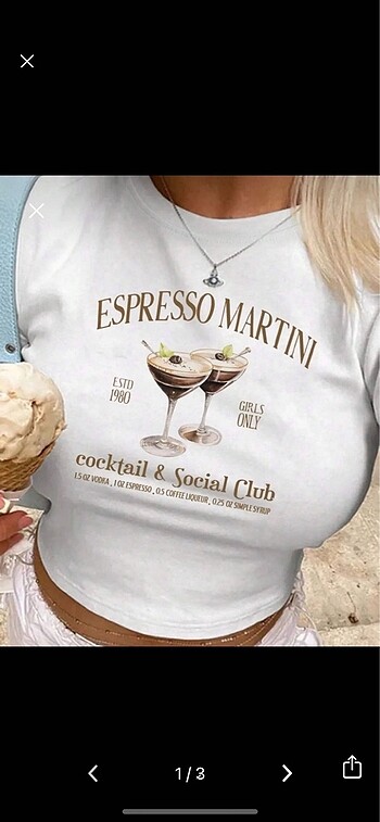 Beyaz baby tee crop tshirt