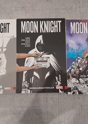 Moon knight 1. 2. ve 3. ciltleri marvel çizgi roman