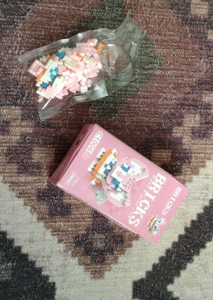 Pembe Pastel BRICKS Lego Seti C1006 - Görsel 5