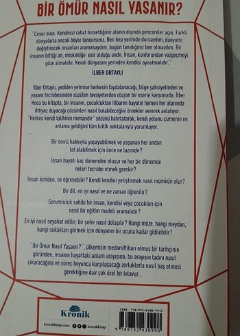 Beden Bir Ömür Nasıl Yaşanır? - İlber Ortaylı