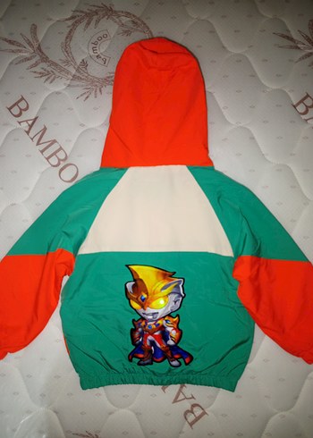 Renkli Kapüşonlu Fermuarlı Unisex İşıklı Çocuk Ceketi - Görsel 3