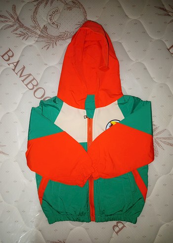 Renkli Kapüşonlu Fermuarlı Unisex İşıklı Çocuk Ceketi - Görsel 2