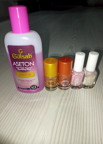 Parlak Oje ve Aseton Seti - Görsel 3