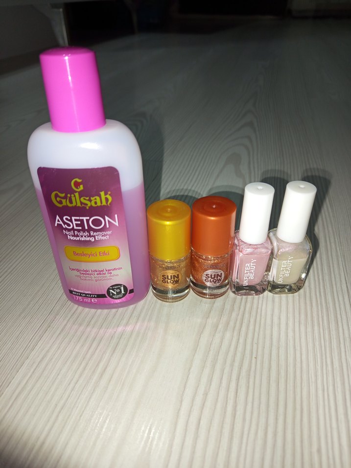 Parlak Oje ve Aseton Seti - Görsel 2