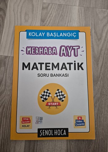 Şenol Hoca Kolay Başlangıç AYT Matematik Soru Bankası