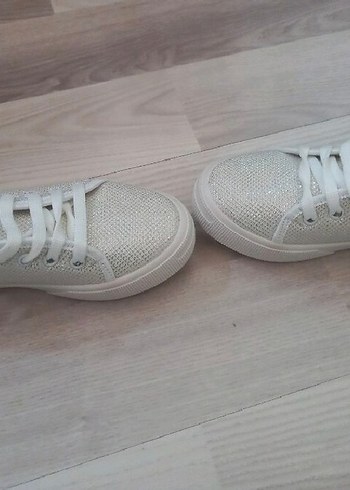 Kız Çocuk beyaz ayakkabı - Görsel 4