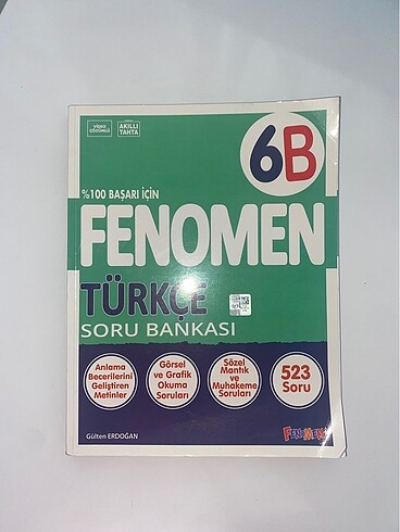 Fenomen yayınları 6.sınıf Türkçe soru bankası(pazarlık var)