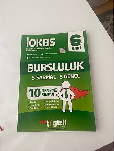 Gizli yayınları 6.sınıf iokbs deneme kitabı