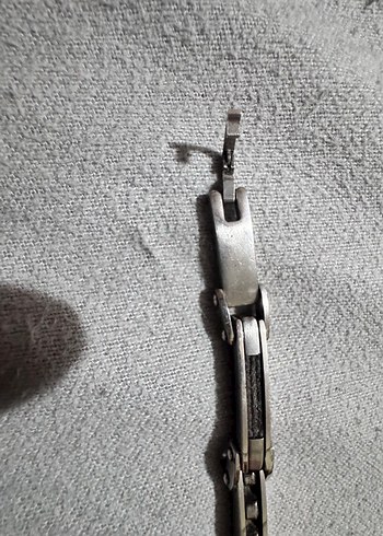 Gri Kilitli Minimalist erkek bileklik - Görsel 3