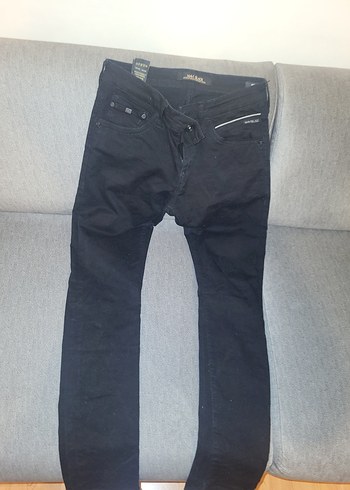 Mavi Jeans Siyah Dar Kesim Denim Jean