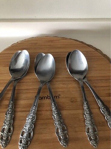 Vintage 6adet kaşık