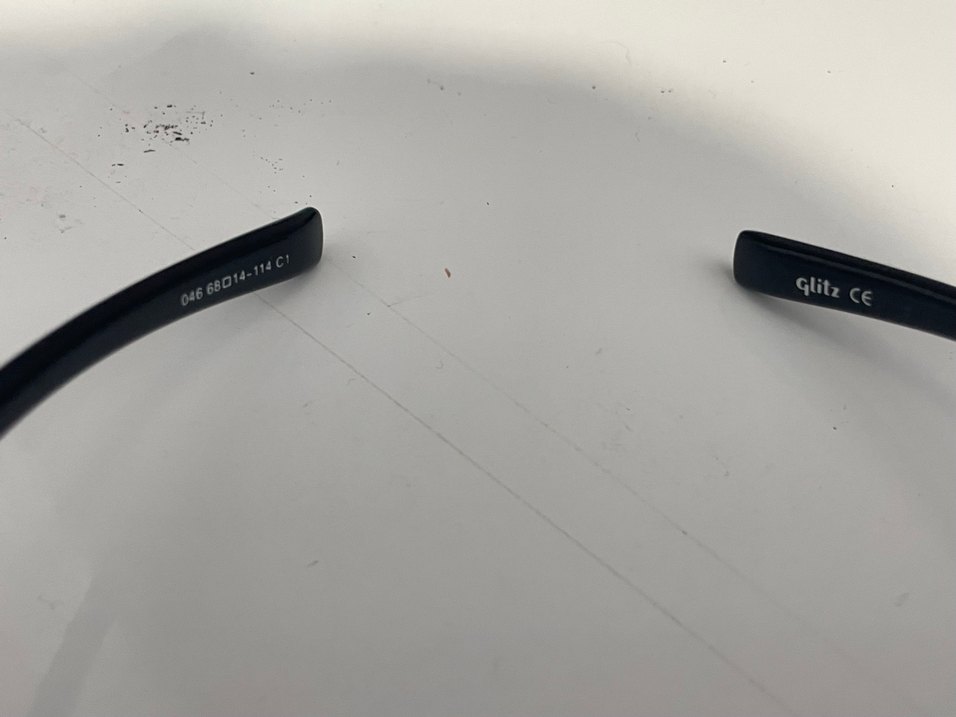 Siyah Glitz Gözlük - Görsel 4