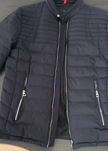 Fermuarlı Gri Erkek Kısa Mont