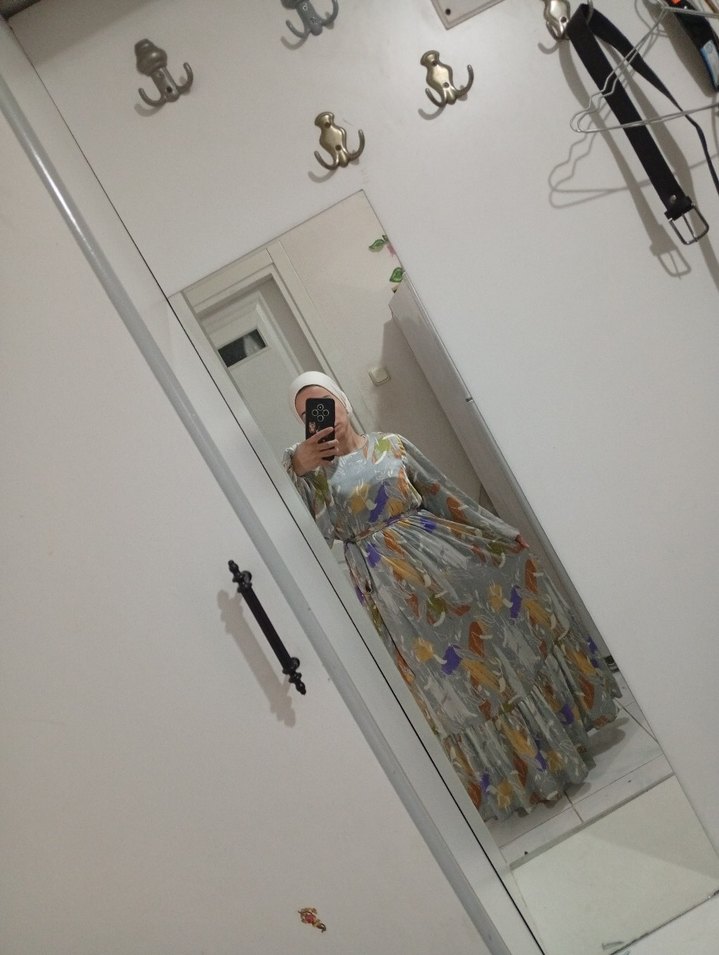 Bohem Uzun kuşaklı elbise - Görsel 4