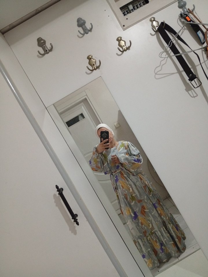 Bohem Uzun kuşaklı elbise - Görsel 2