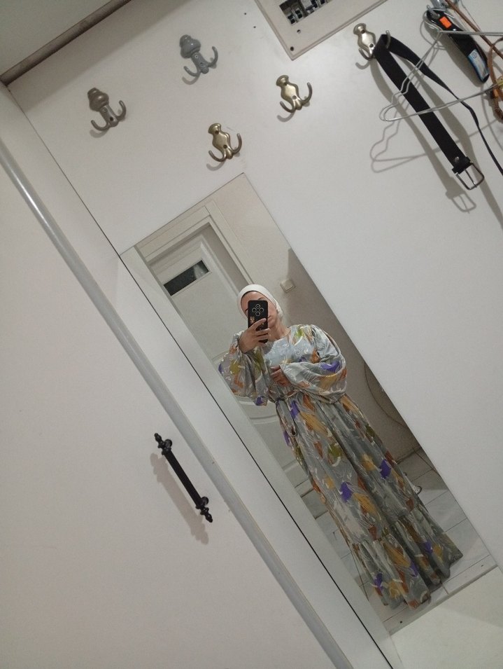 Bohem Uzun kuşaklı elbise - Görsel 5