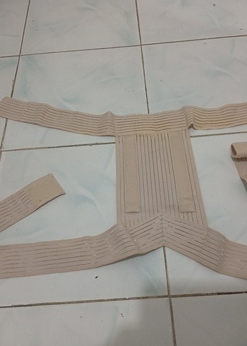 Bej Esnek Hemşire Korsesi Midi Boy - Görsel 3