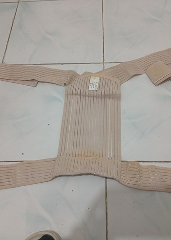 Bej Esnek Hemşire Korsesi Midi Boy - Görsel 2