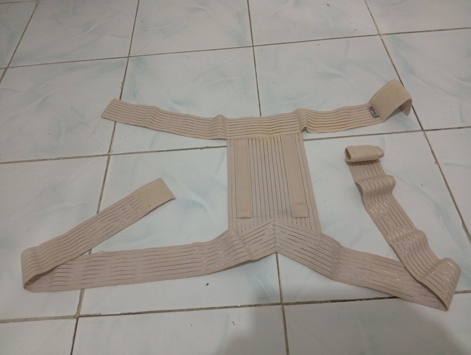 Bej Esnek Hemşire Korsesi Midi Boy - Görsel 3