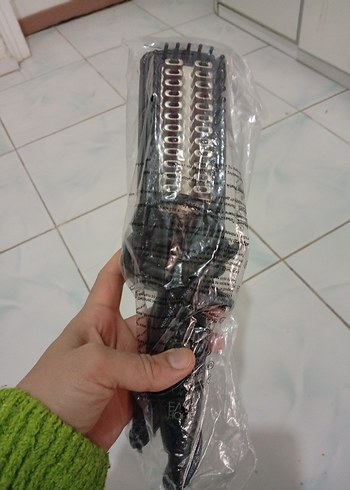 Gri Saç Düzleştirici Fırça - Görsel 3