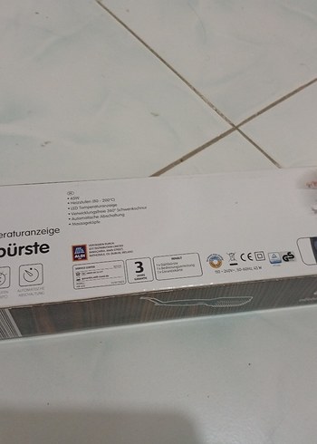 Gri Saç Düzleştirici Fırça - Görsel 2