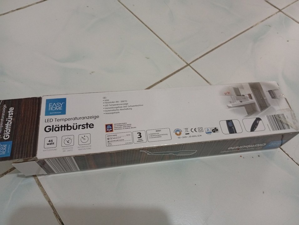 Gri Saç Düzleştirici Fırça - Görsel 2