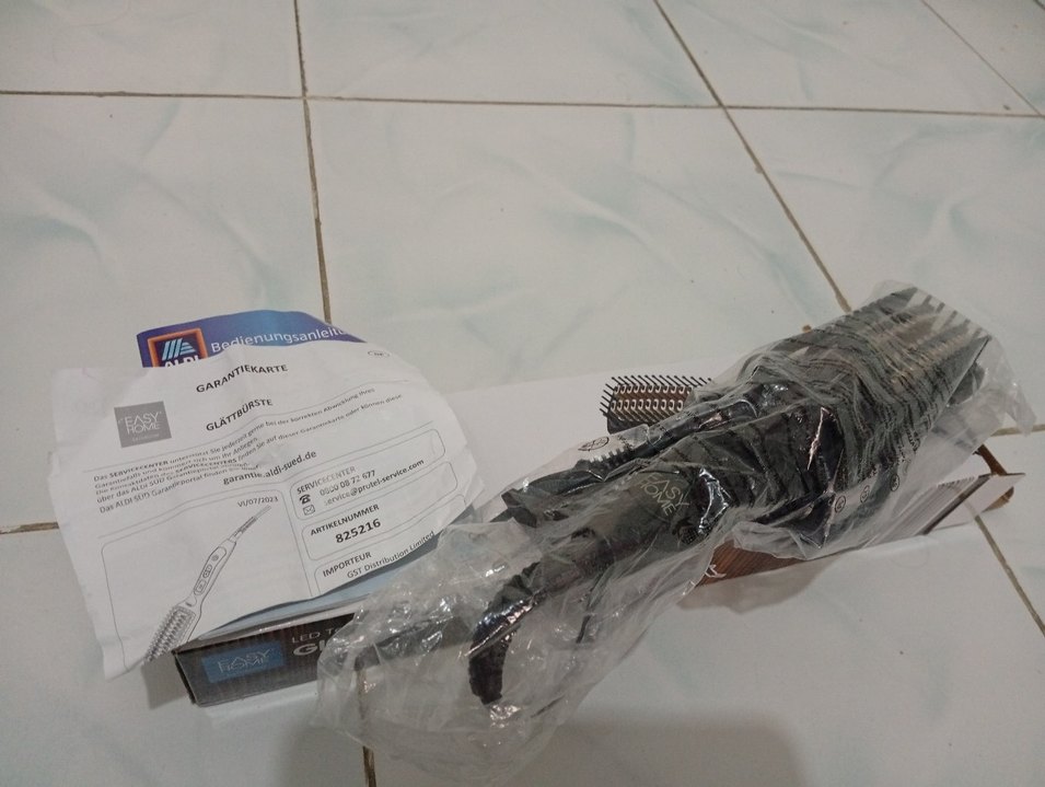 Gri Saç Düzleştirici Fırça - Görsel 5