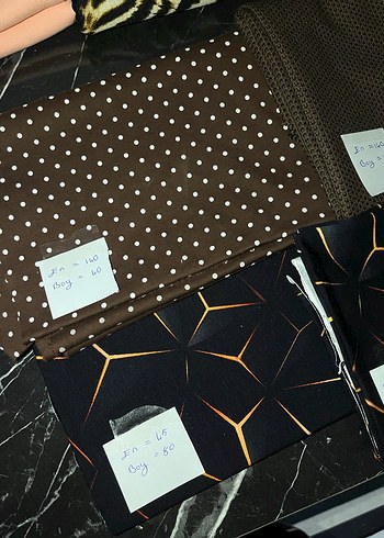 Parça kumaş 4 adet - Görsel 2