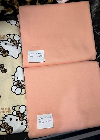 Hello Kitty Desenli Çocuk parça kumaş - Görsel 2