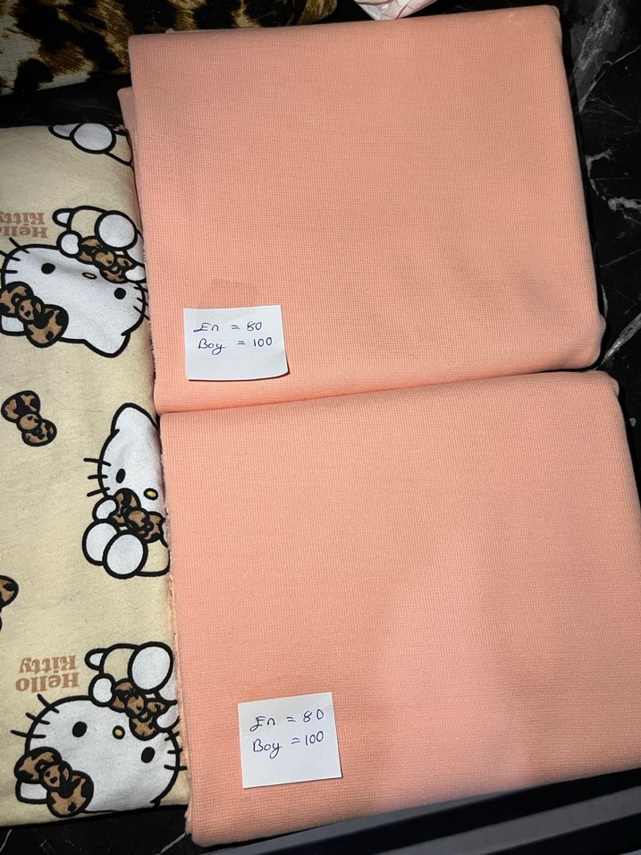 Hello Kitty Desenli Çocuk parça kumaş - Görsel 2