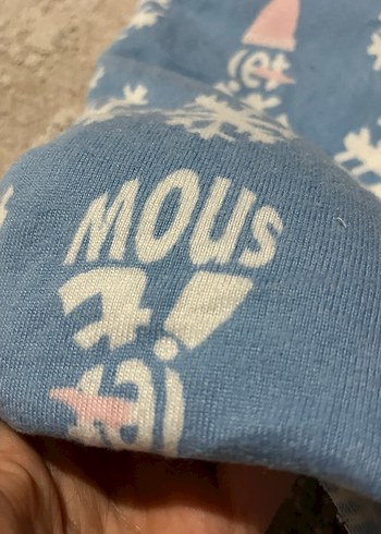 Mavi Baskılı Kar Desenli  yumoş kumaş paketi - Görsel 4