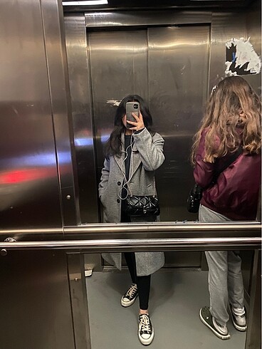 s Beden gri Renk BERSHKA GRİ KABAN