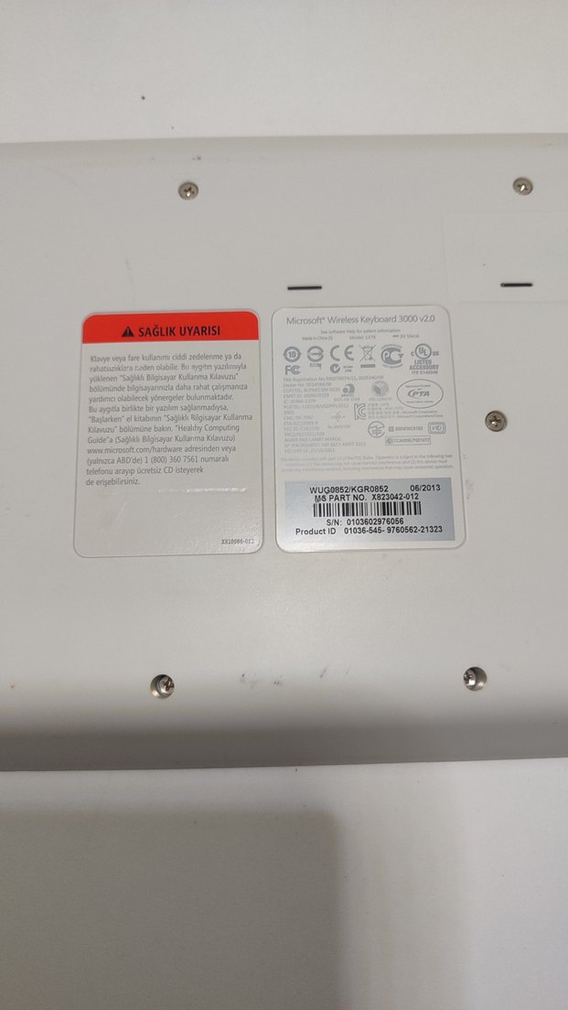 Microsoft Siyah Kablosuz Klavye - Görsel 5