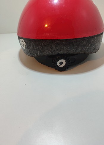 Kırmızı Biker bisiklet Kaskı Velcro - Görsel 4