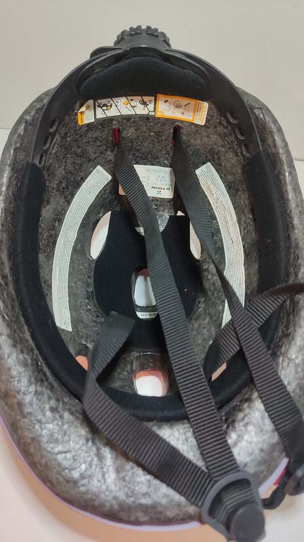 Kırmızı Biker bisiklet Kaskı Velcro - Görsel 5