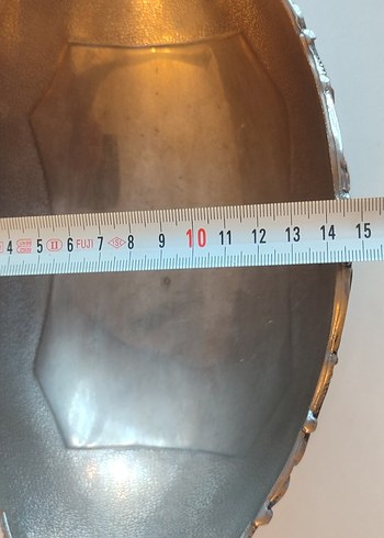 Eski Antika Vintage Alman Gümüş Kaplama Gondol Sunumluk - Görsel 7