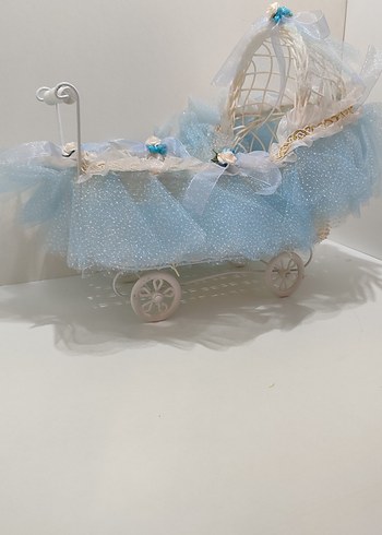 Baby Shower Bebek Arabası Çikolata Sunumu - Görsel 3