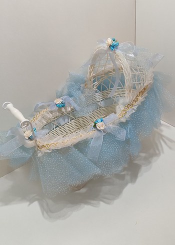 Baby Shower Bebek Arabası Çikolata Sunumu - Görsel 5