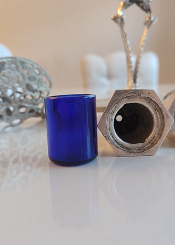 Eski Antika Vintage Gümüş Baharat Takımı - Görsel 5