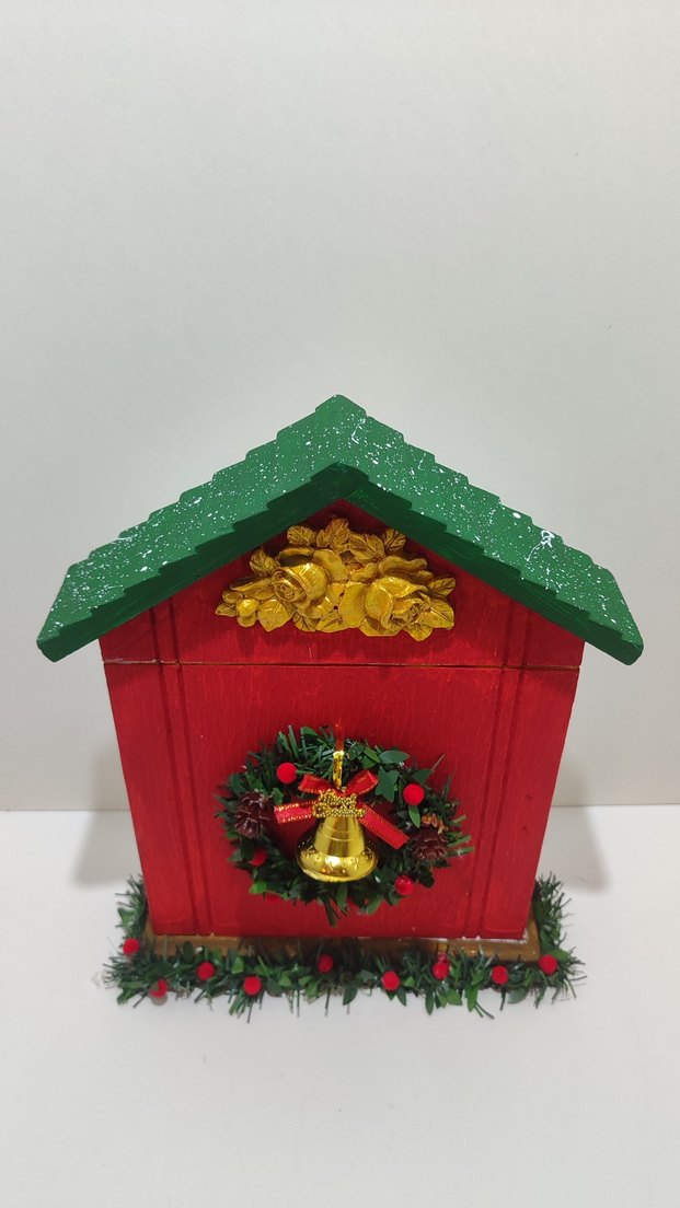 Kırmızı Noel Temalı Dekoratif Figürin Anahtarlık - Görsel 4