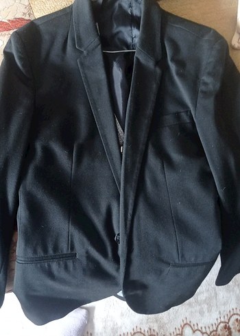 Siyah Erkek Regular Fit Ofis Ceket - Görsel 4