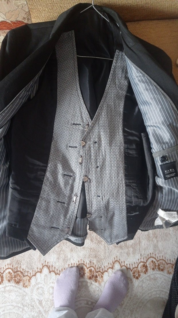 Siyah Erkek Regular Fit Ofis Ceket - Görsel 3