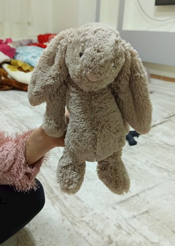 Bej Peluş Oyuncak Tavşan - Görsel 2