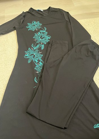 Siyah Baskılı Haşema - Görsel 6