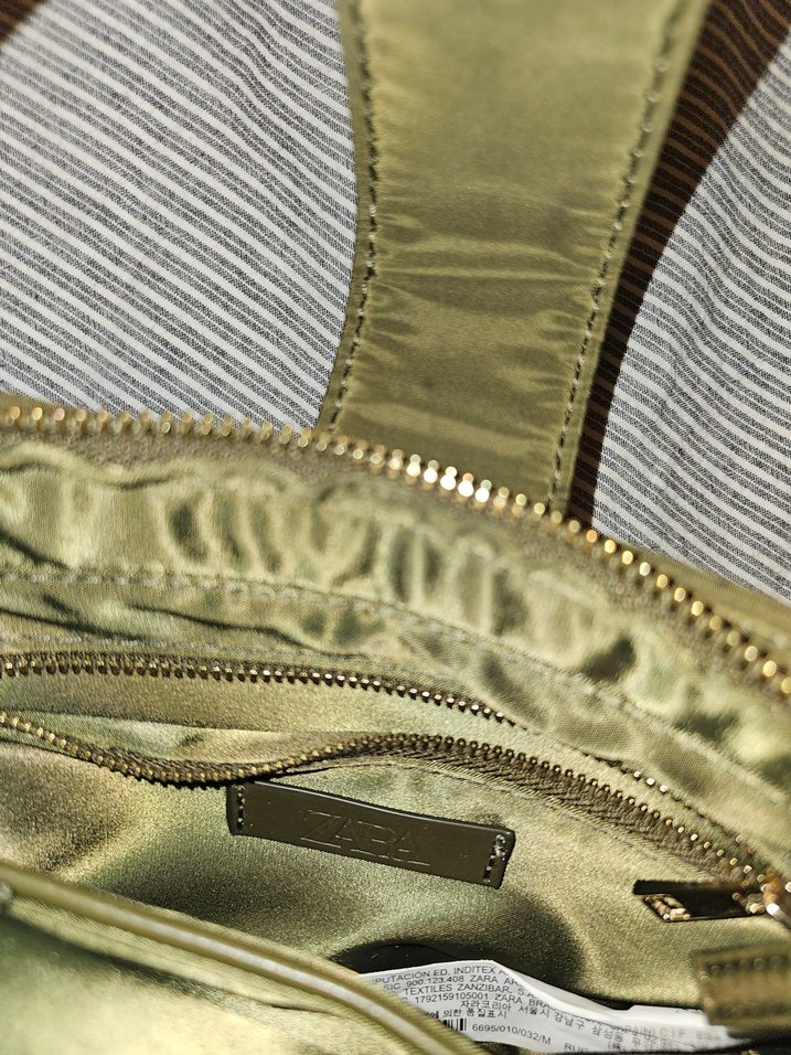 Zara - Haki küçük omuz çantası - Görsel 4