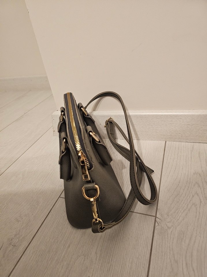 Laura Ashley - Gri çanta - Görsel 2