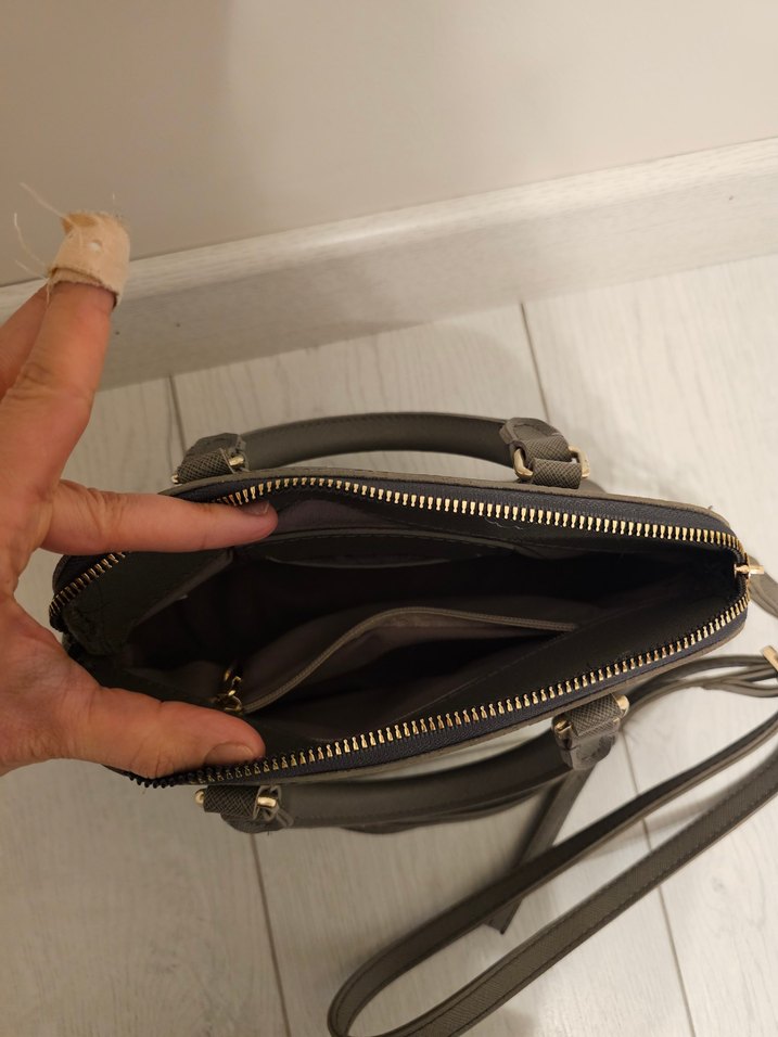 Laura Ashley - Gri çanta - Görsel 4