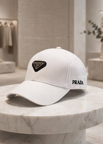 Prada Beyaz Sapka