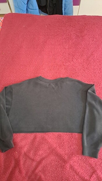 Oysho Yumuşak kumaş uzun kollu crop tshirt